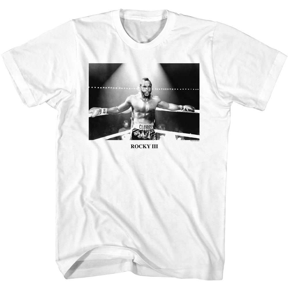 ROCKY-ROCKY CLUBBER CORNER-WHITE ADULT S/S TSHIRT