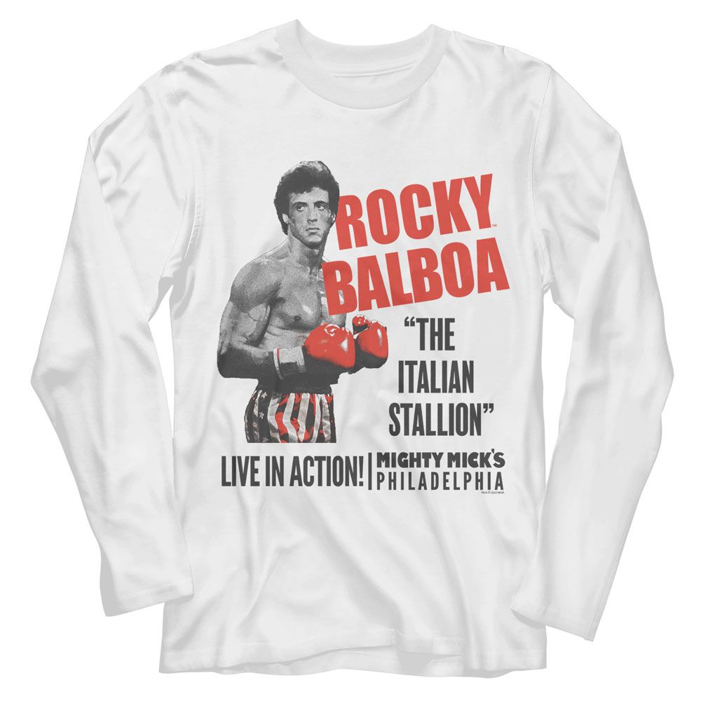 ROCKY-ROCKY DUOTONE-WHITE ADULT L/S TSHIRT