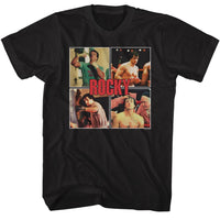 Thumbnail for ROCKY-ROCKY MULTI IMAGE-BLACK ADULT S/S TSHIRT