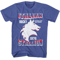 Thumbnail for ROCKY-ROCKY STALLION-ROYAL HEATHER ADULT S/S TSHIRT