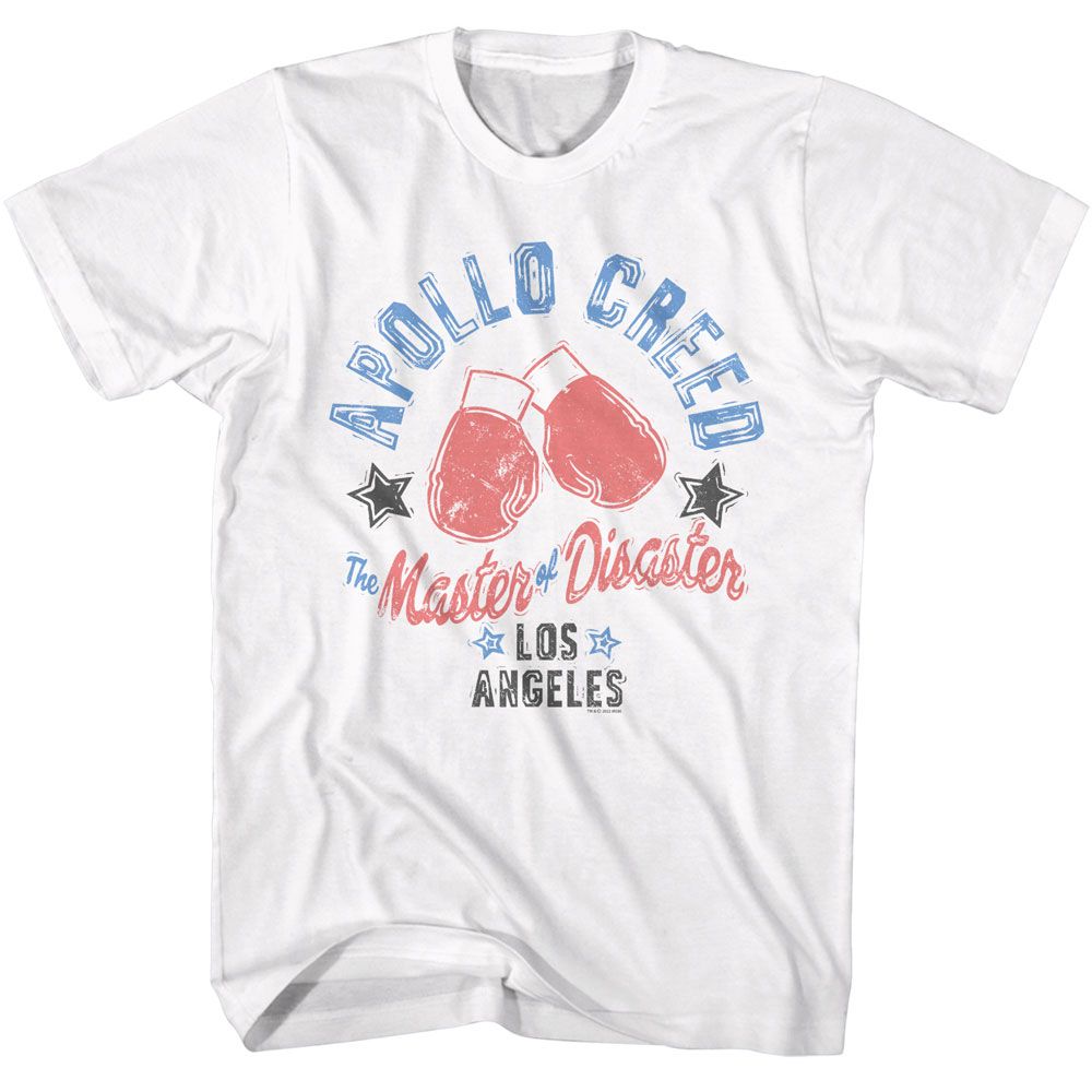 ROCKY-ROCKY MASTER OF DISASTER-WHITE ADULT S/S TSHIRT