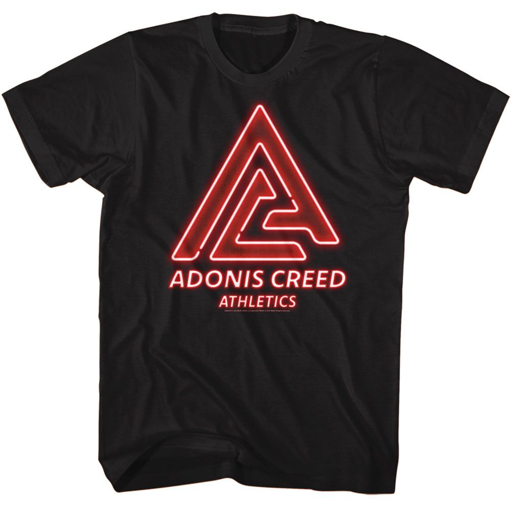 ROCKY-ROCKY ADONIS CREED NEON-BLACK ADULT S/S TSHIRT