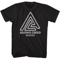 Thumbnail for ROCKY-ROCKY ADONIS CREED NEON 2-BLACK ADULT S/S TSHIRT