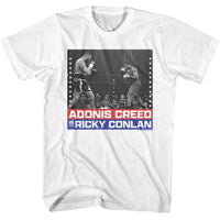 Thumbnail for ROCKY-ROCKY CREED VS CONLAN-WHITE ADULT S/S TSHIRT