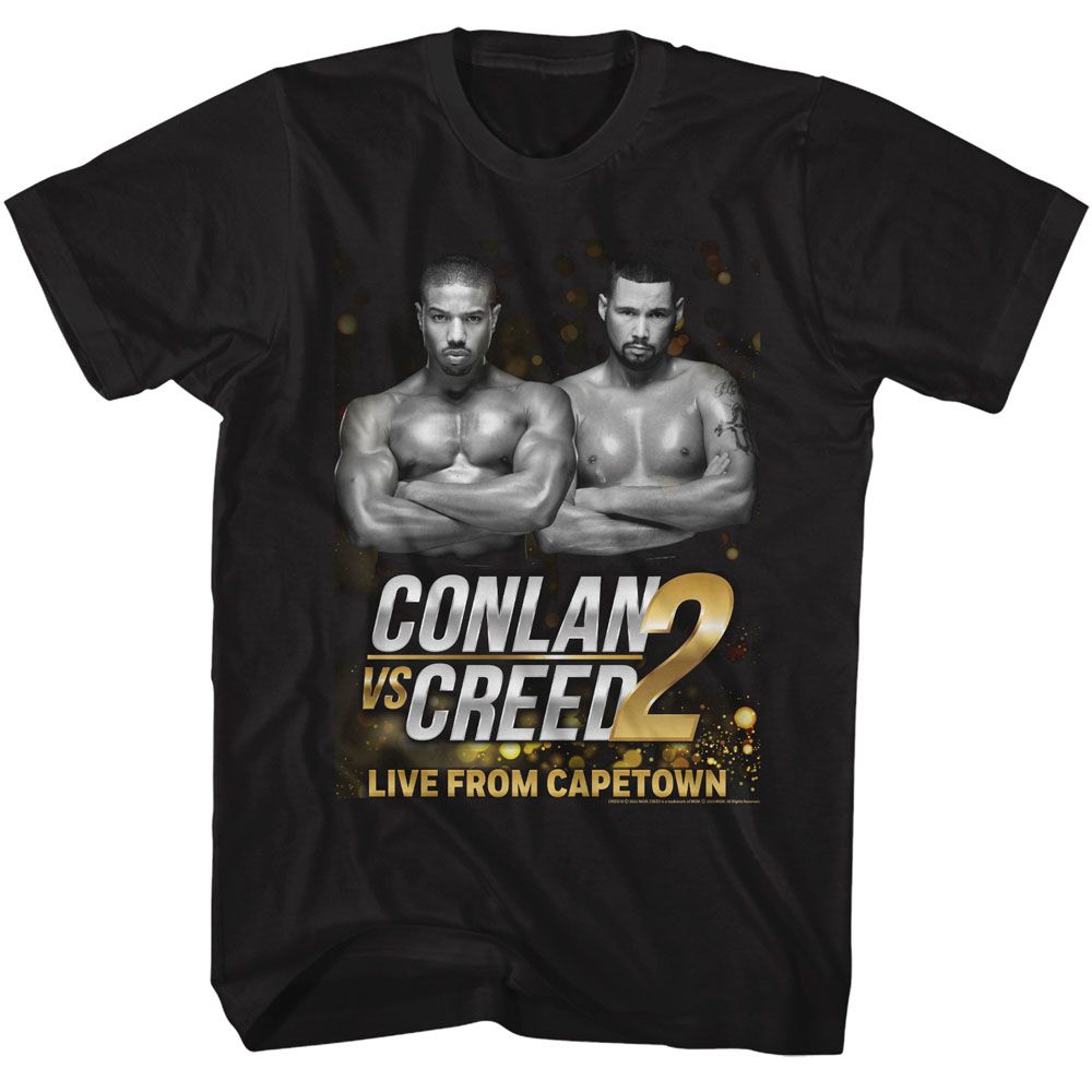 ROCKY-ROCKY CONLAN V CREED 2-BLACK ADULT S/S TSHIRT