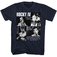 Thumbnail for ROCKY-ROCKY IV PHOTOS-NAVY ADULT S/S TSHIRT