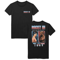 Thumbnail for ROCKY-ROCKY VS CLUBBER FRONT AND BACK-BLACK ADULT S/S TSHIRT