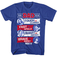 Thumbnail for ROCKY-ROCKY DAD-ROYAL ADULT S/S TSHIRT