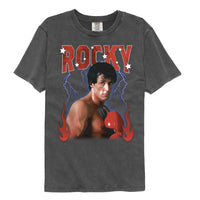 Thumbnail for ROCKY-ROCKY LIGHTNING FLAMES-PEPPER COMFORT COLOR ADULT S/S TSHIRT