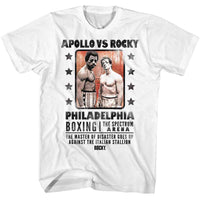 Thumbnail for ROCKY-ROCKY VS APOLLO-WHITE ADULT S/S TSHIRT