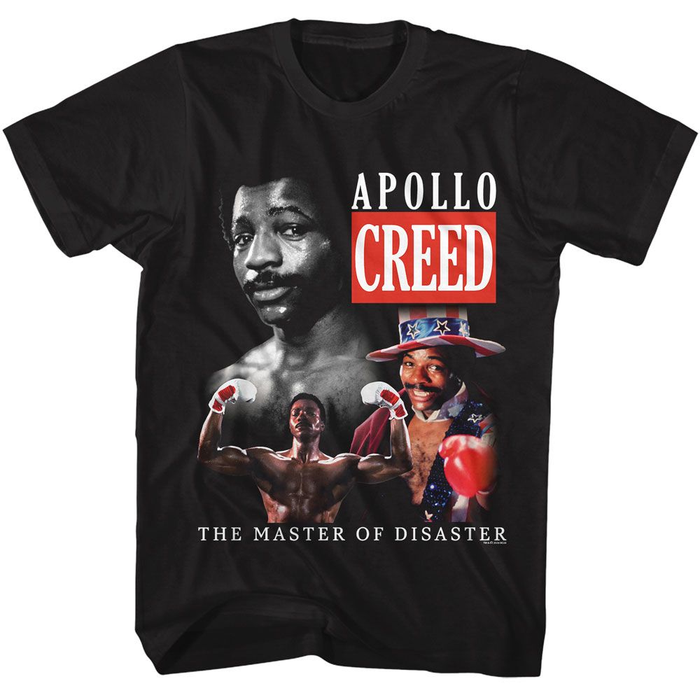 ROCKY-ROCKY MASTER OF DISASTER-BLACK ADULT S/S TSHIRT