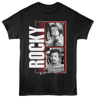 Thumbnail for ROCKY-ROCKY TWO PHOTOS-BLACK ADULT S/S TSHIRT