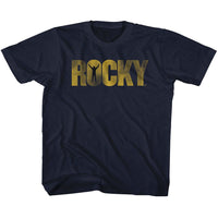 Thumbnail for ROCKY-ROCKY LOGO-NAVY YOUTH S/S TSHIRT