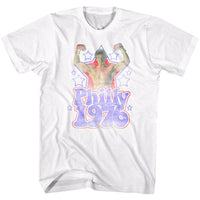 Thumbnail for ROCKY-PHILLY 1976-WHITE ADULT S/S TSHIRT