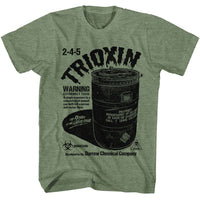 Thumbnail for RETURN OF THE LIVING DEAD-ROTLD 2 4 5 TRIOXIN-MILITARY GREEN HEATHER ADULT S/S TSHIRT