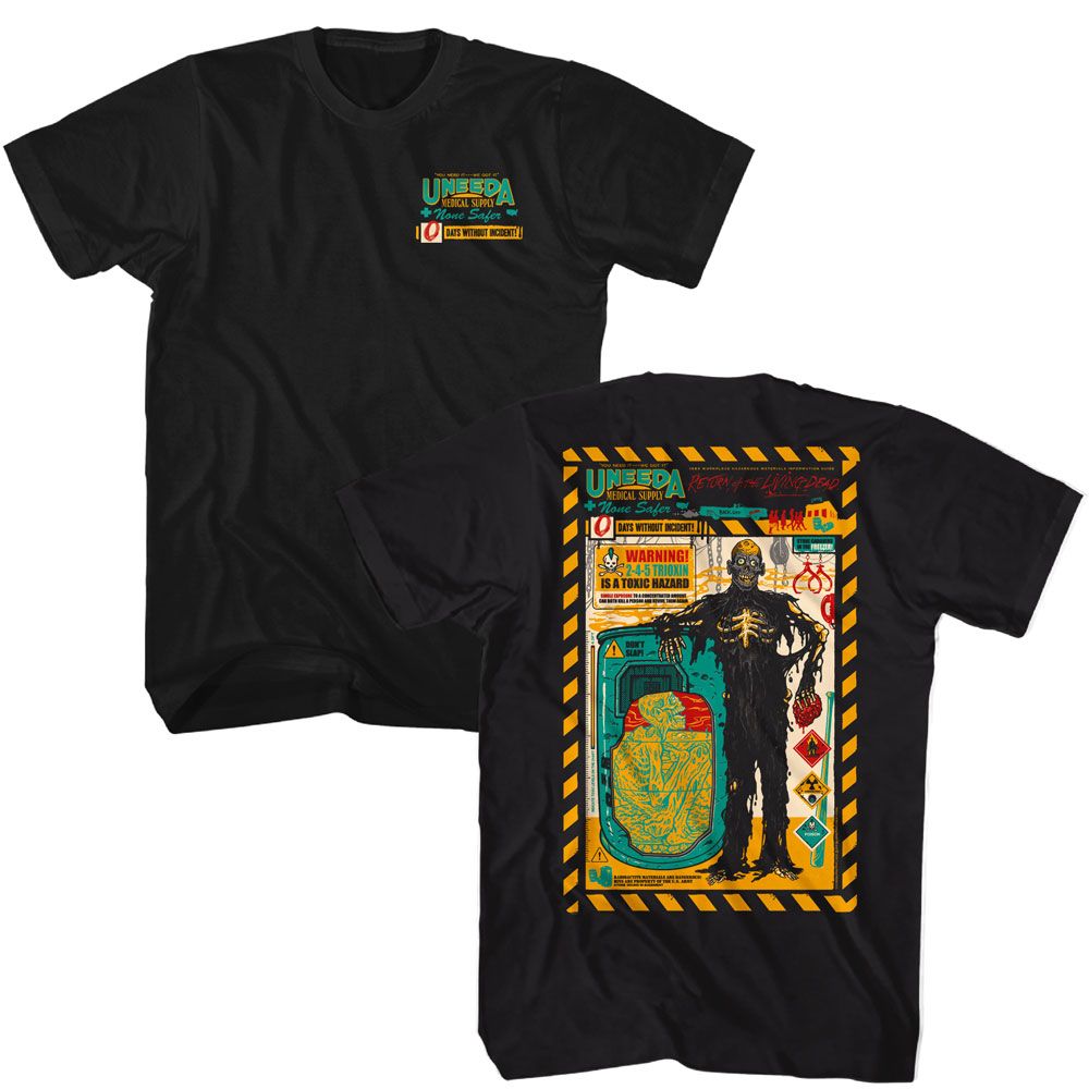 RETURN OF THE LIVING DEAD-ROTLD UNEEDA-BLACK ADULT S/S TSHIRT