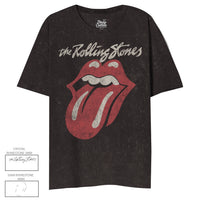 Thumbnail for ROLLING STONES CLASSIC LICK IN STONES BLACK UNISEX TEE