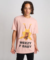 Thumbnail for Lil Wayne Weezy F Baby Photo T-Shirt - Pink