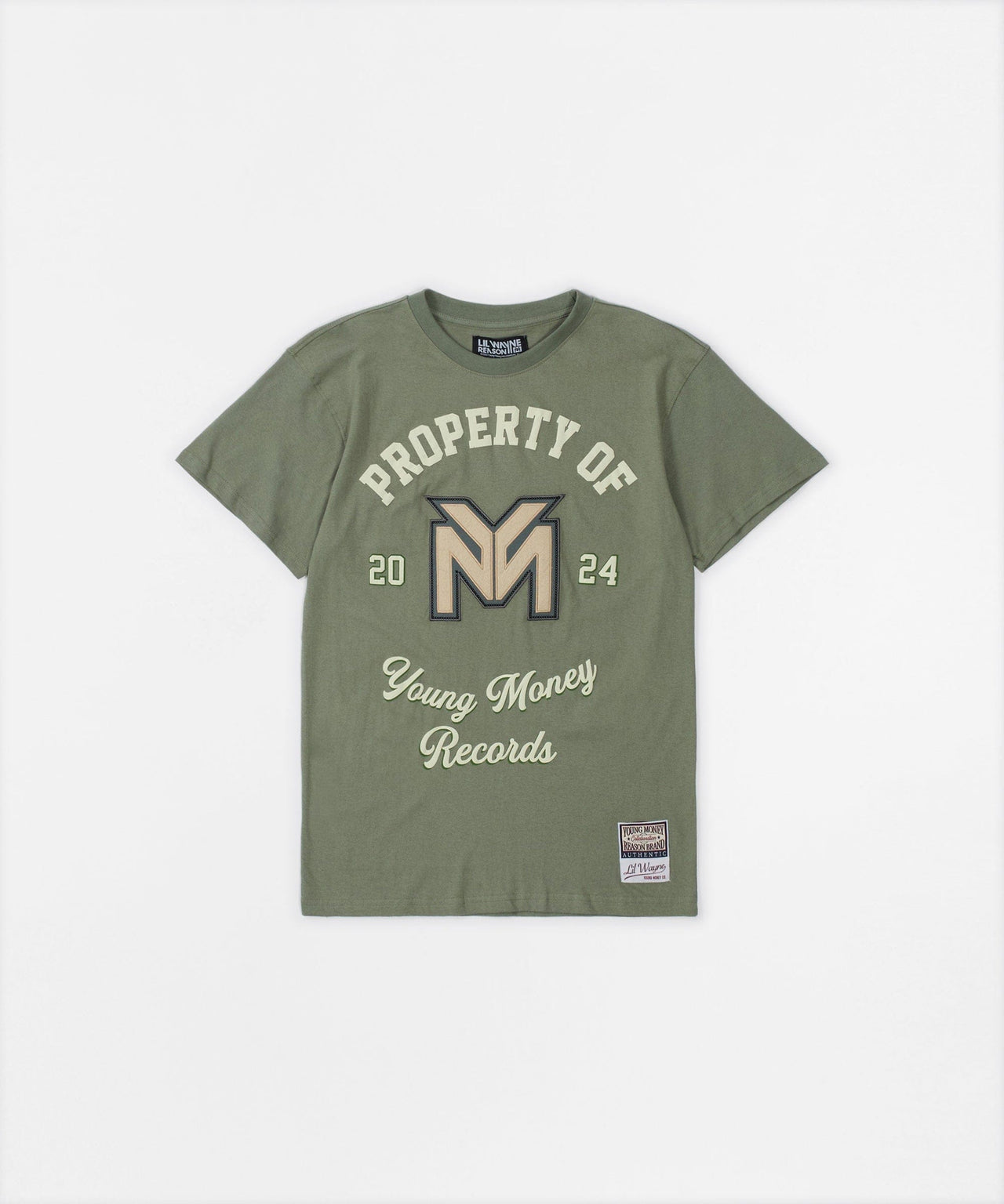 Lil Wayne Property Of T-Shirt - Olive Green