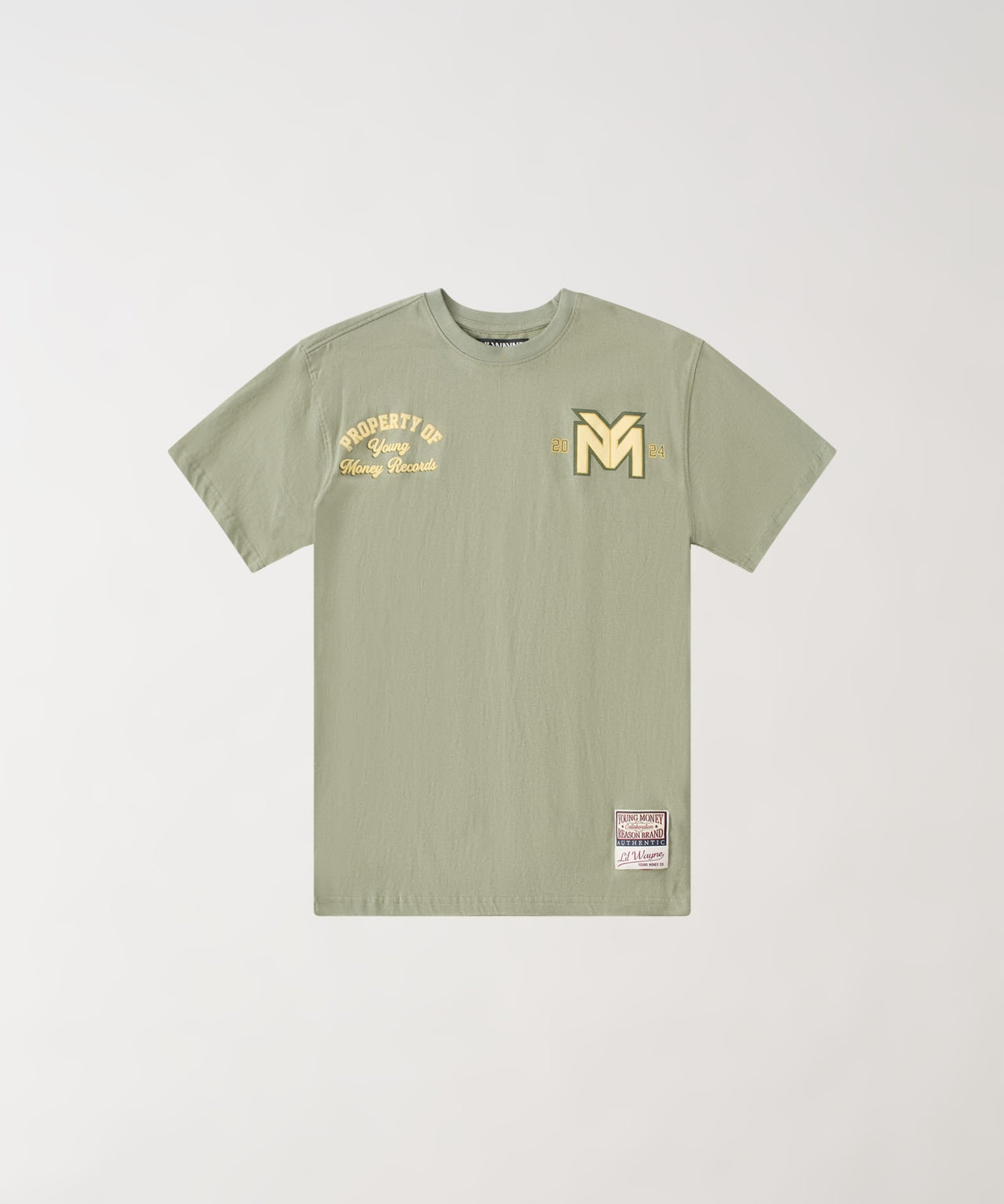 Lil Wayne Young Money Records T-Shirt - Olive Green