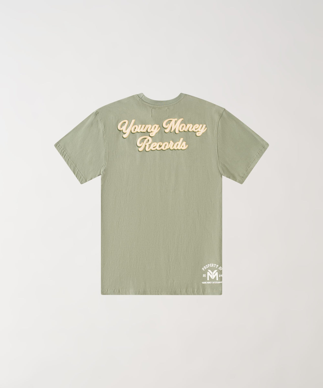 Lil Wayne Young Money Records T-Shirt - Olive Green