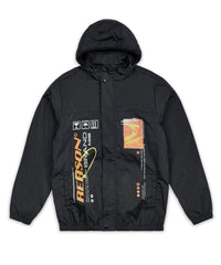 Thumbnail for Flame Nylon Jacket - Black