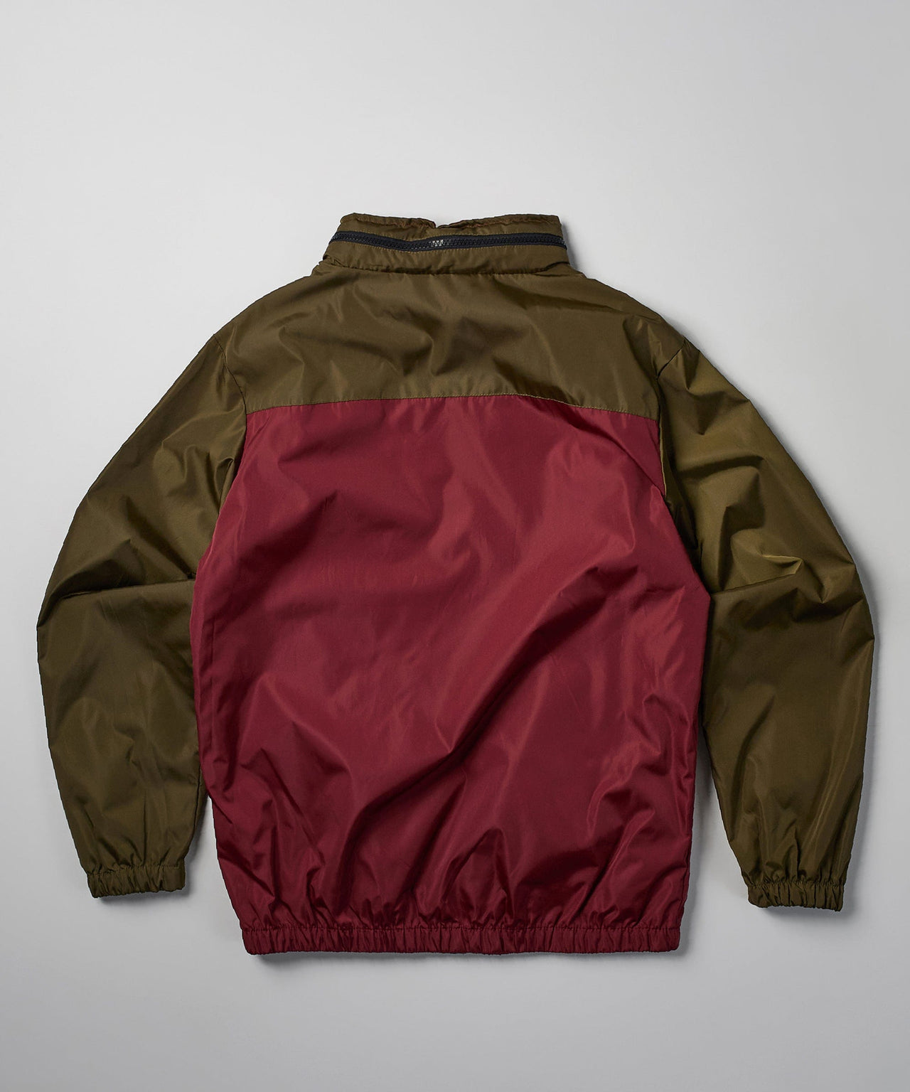 Flame Nylon Jacket - Burgundy
