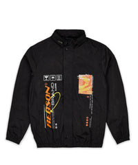 Thumbnail for Flame Nylon Jacket - Black