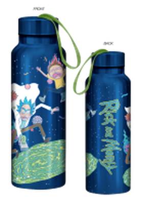 Rick and Morty Portal Jump  27oz Stainless Steel Waterbottle with Strap – 12 pc ppk ($8.50 each)