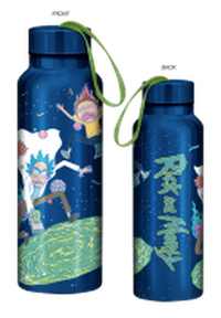 Thumbnail for Rick and Morty Portal Jump  27oz Stainless Steel Waterbottle with Strap – 12 pc ppk ($8.50 each)