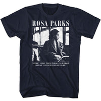 Thumbnail for ROSA PARKS-ROSA PARKS VISION AND COURAGE-NAVY ADULT S/S TSHIRT