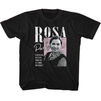 Thumbnail for ROSA PARKS-ROSA PARKS MODEL FOR OTHERS-BLACK YOUTH S/S TSHIRT