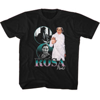 Thumbnail for ROSA PARKS-ROSA PARKS COLLAGE-BLACK YOUTH S/S TSHIRT