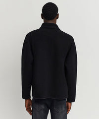 Thumbnail for Chenille Patch Sherpa Fleece Zip Up