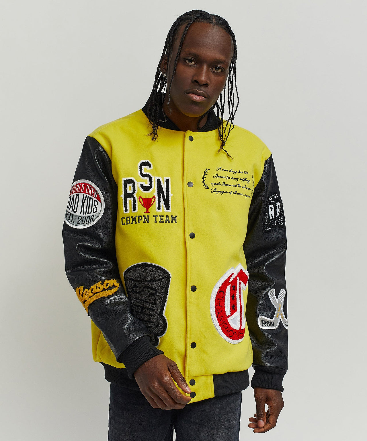 Champions Varsity Jacket - Yellow
