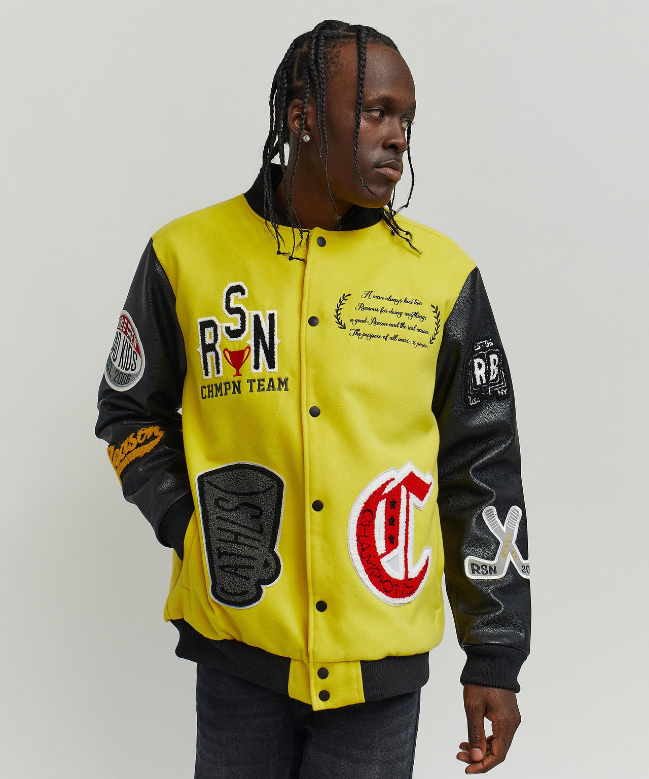 Champions Varsity Jacket - Yellow