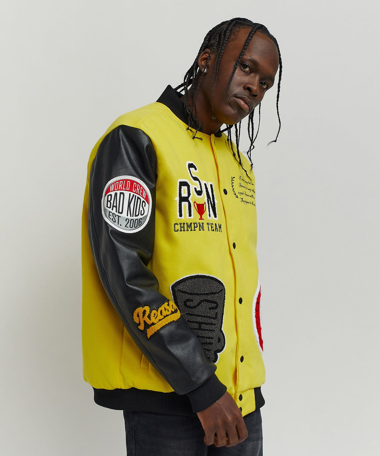 Champions Varsity Jacket - Yellow