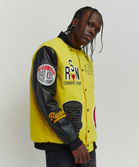 Thumbnail for Champions Varsity Jacket - Yellow
