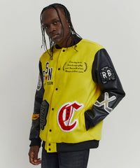 Thumbnail for Champions Varsity Jacket - Yellow