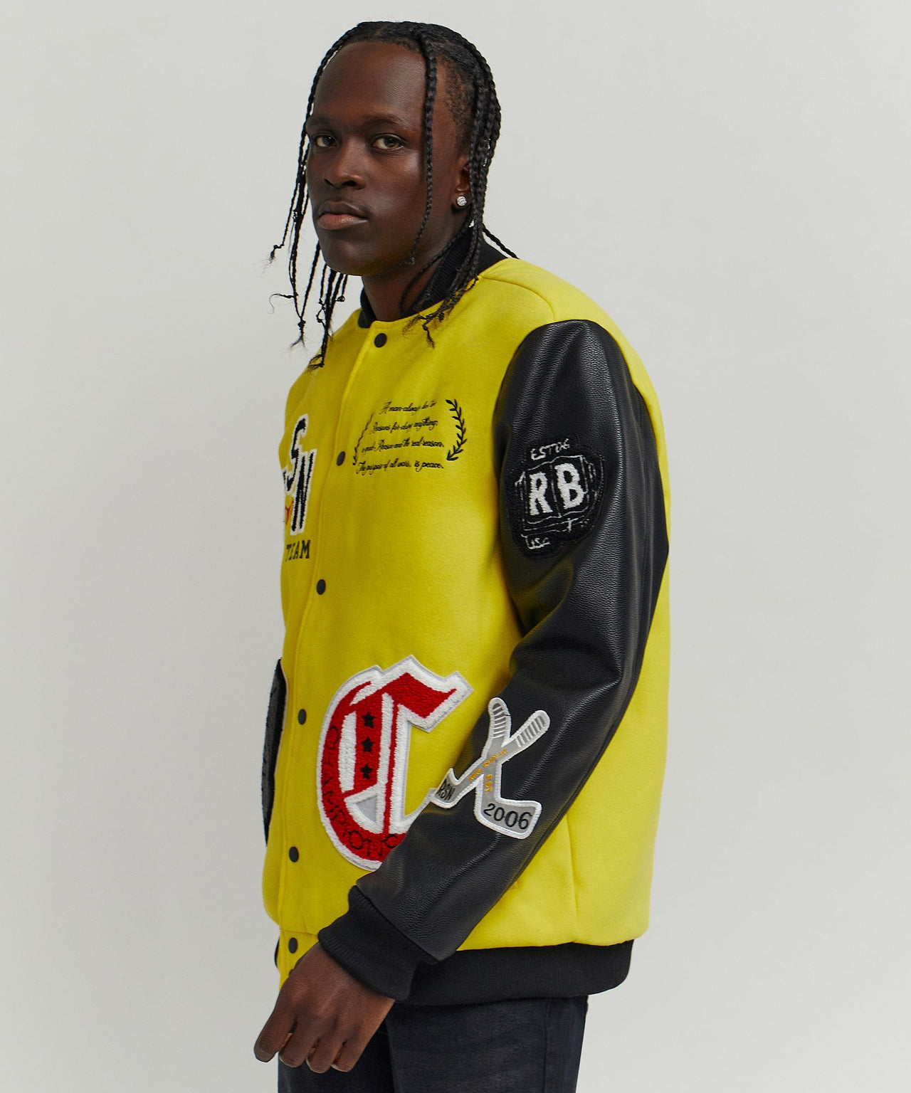 Champions Varsity Jacket - Yellow