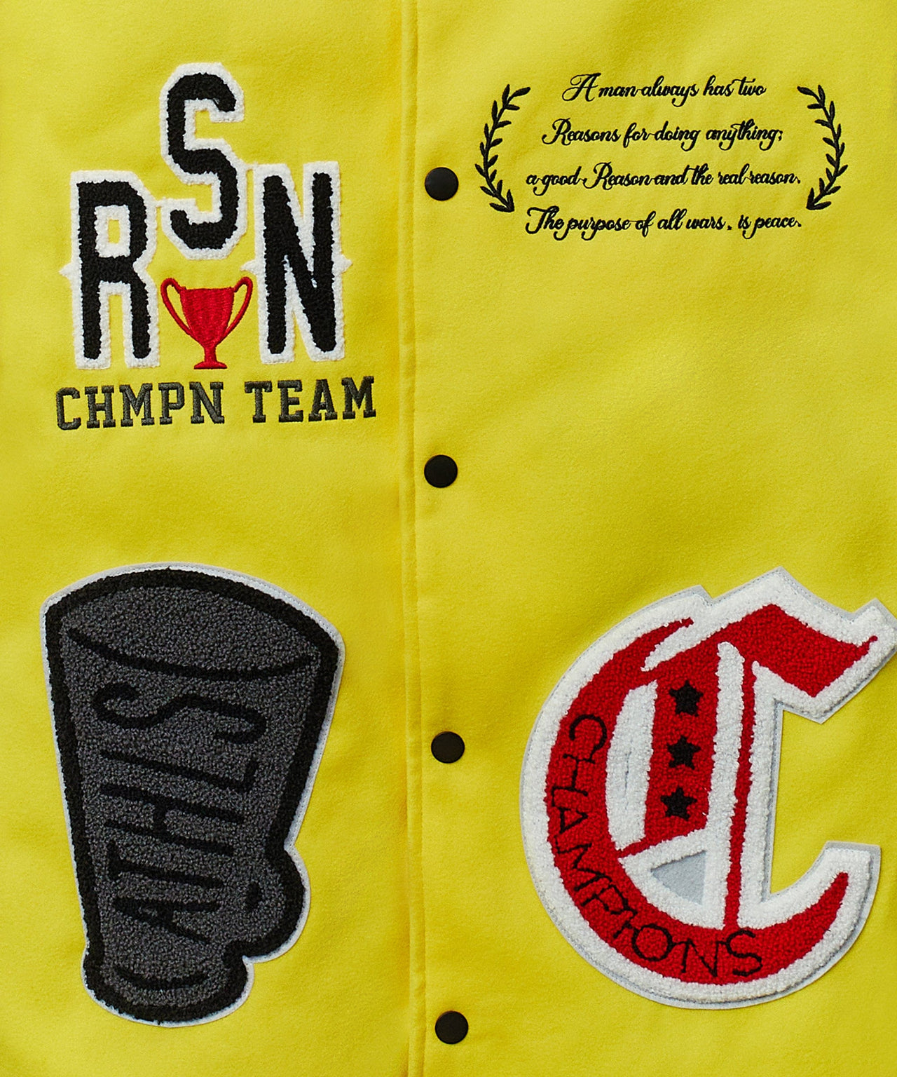 Champions Varsity Jacket - Yellow