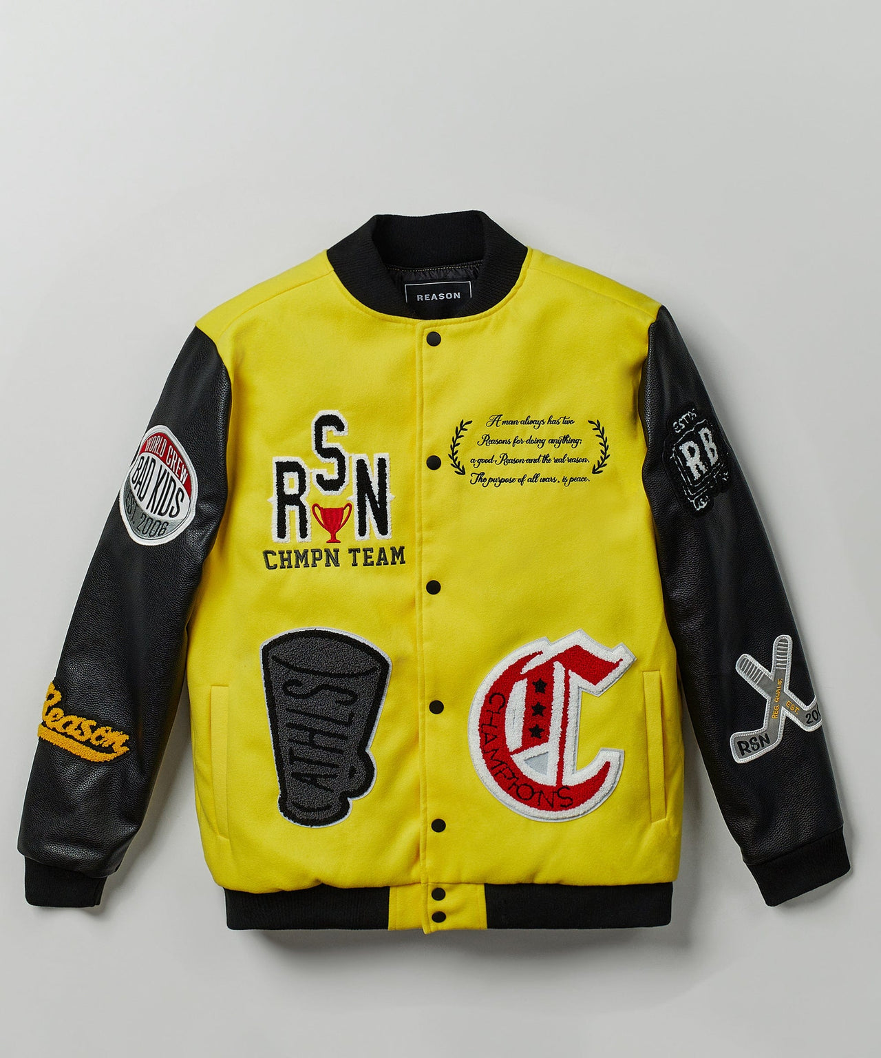 Champions Varsity Jacket - Yellow