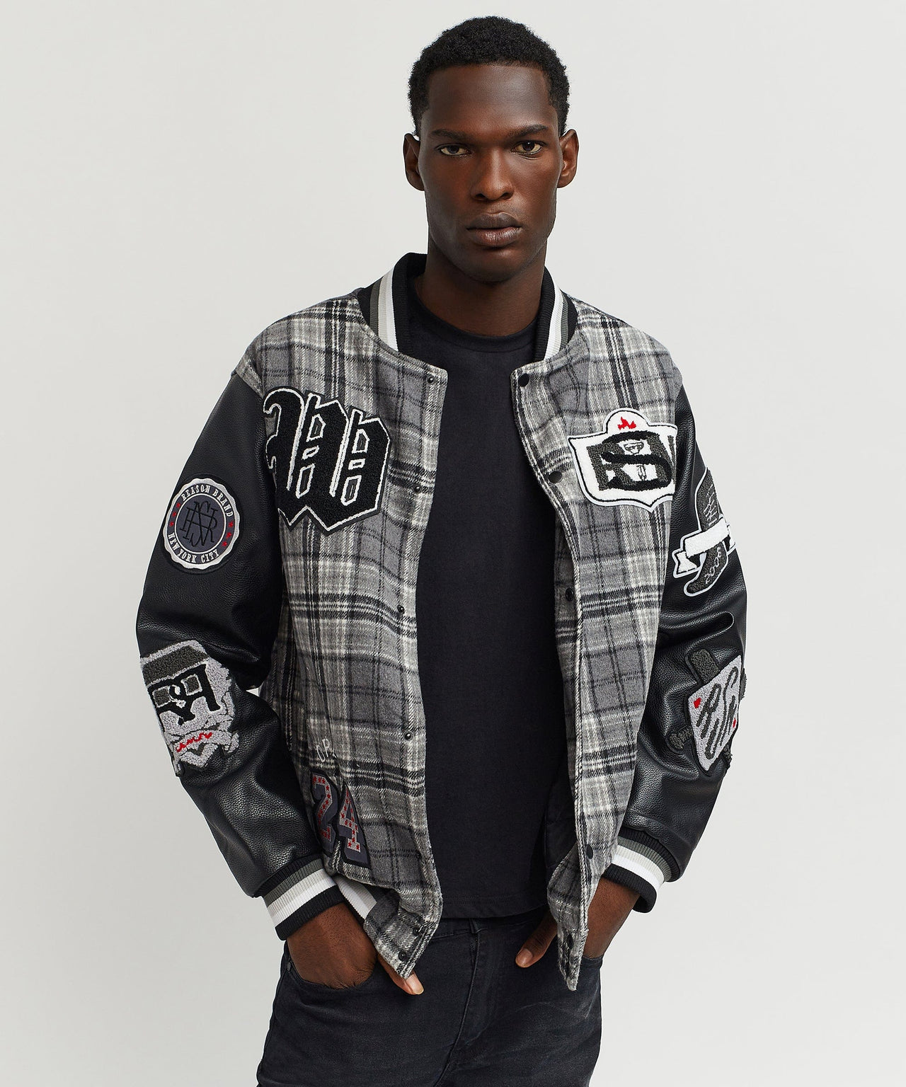 Tartan Varsity Jacket