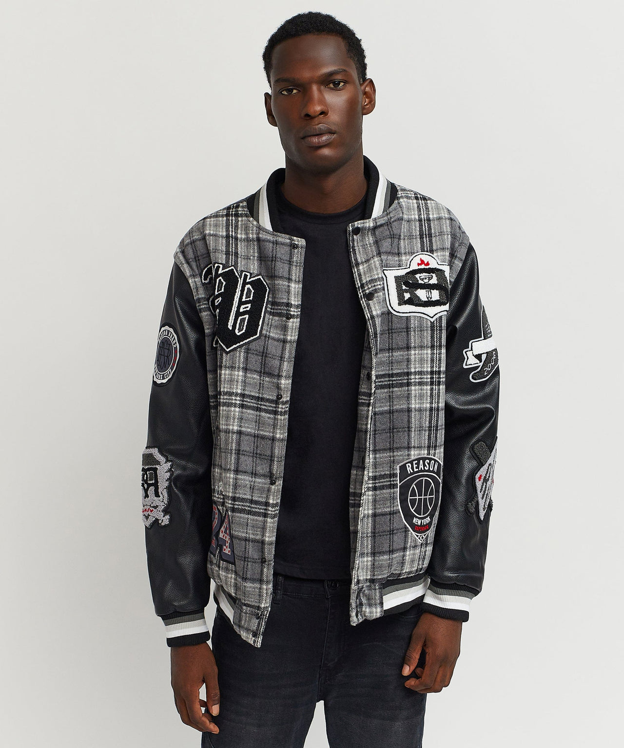 Tartan Varsity Jacket