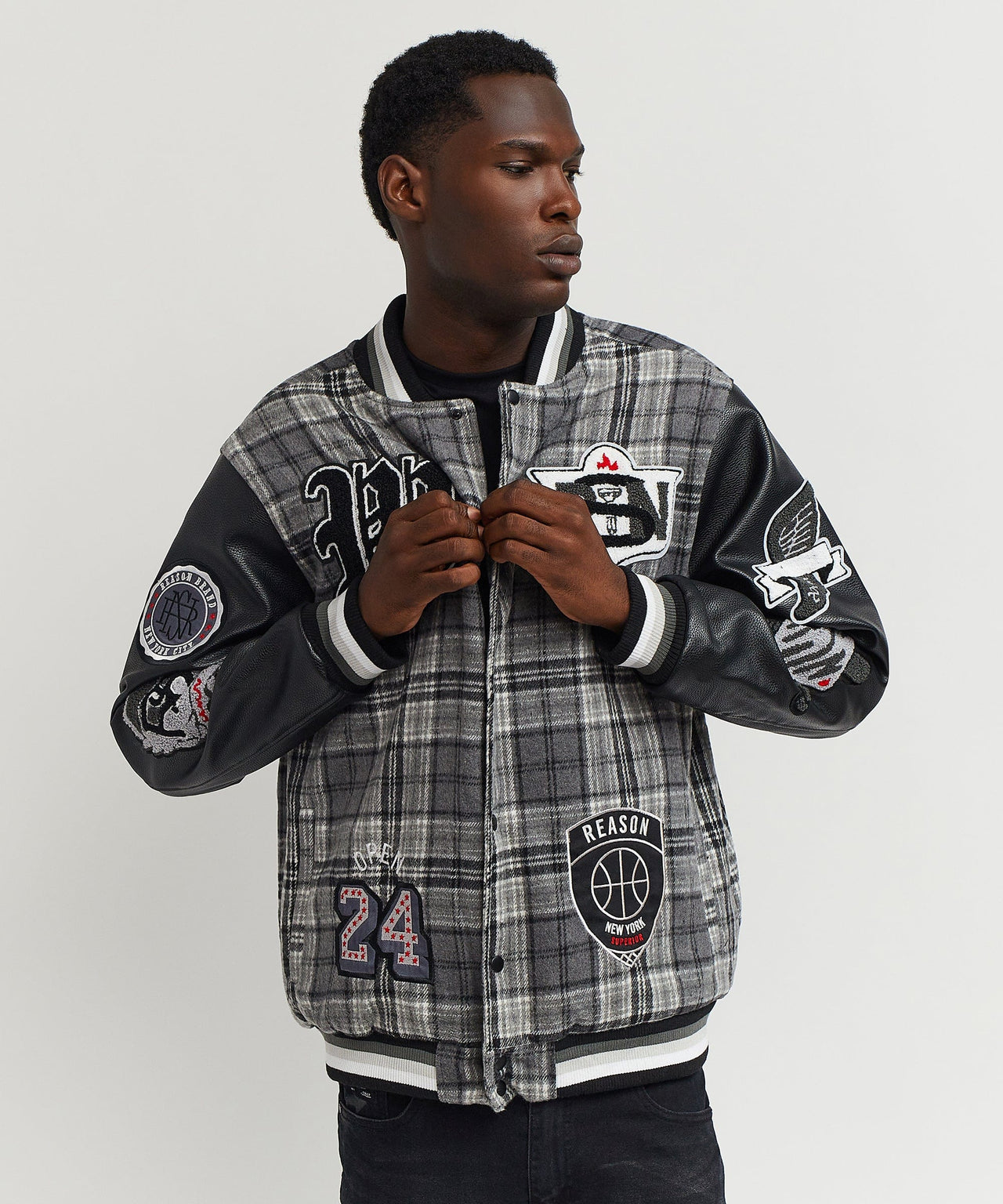 Tartan Varsity Jacket