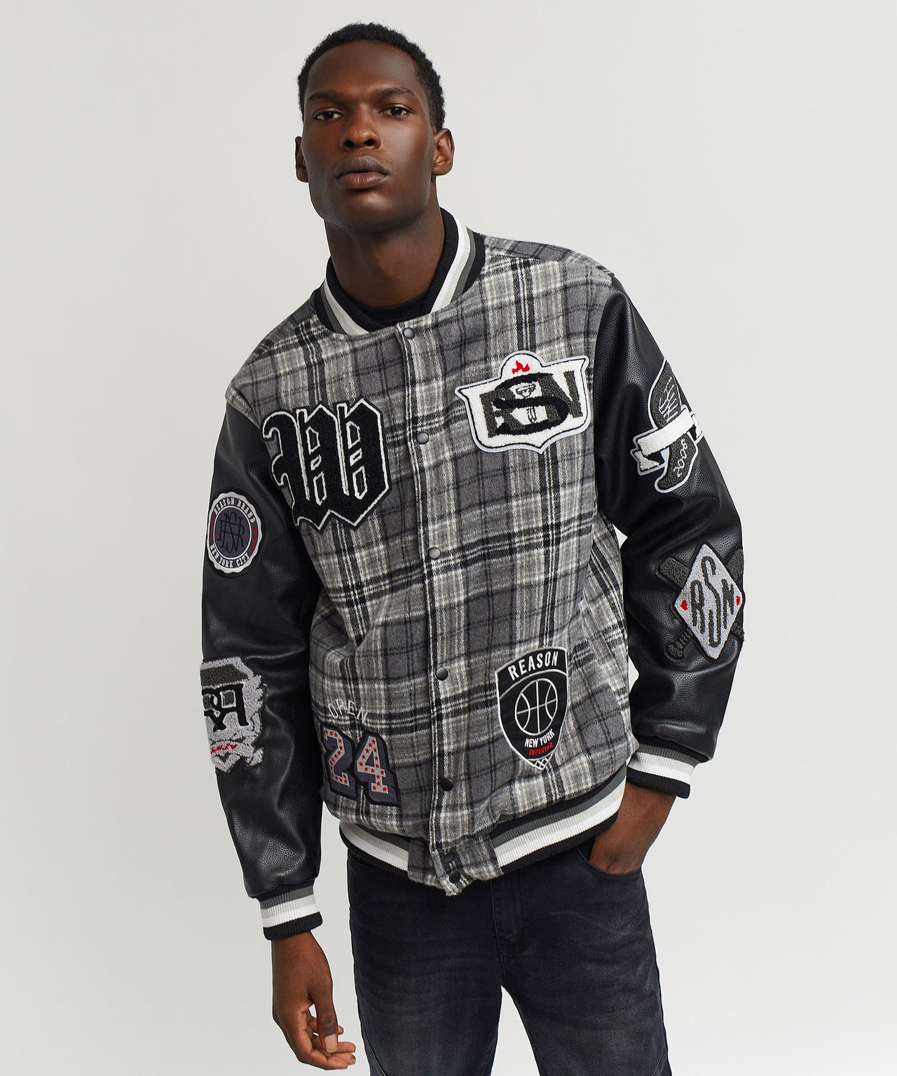 Tartan Varsity Jacket