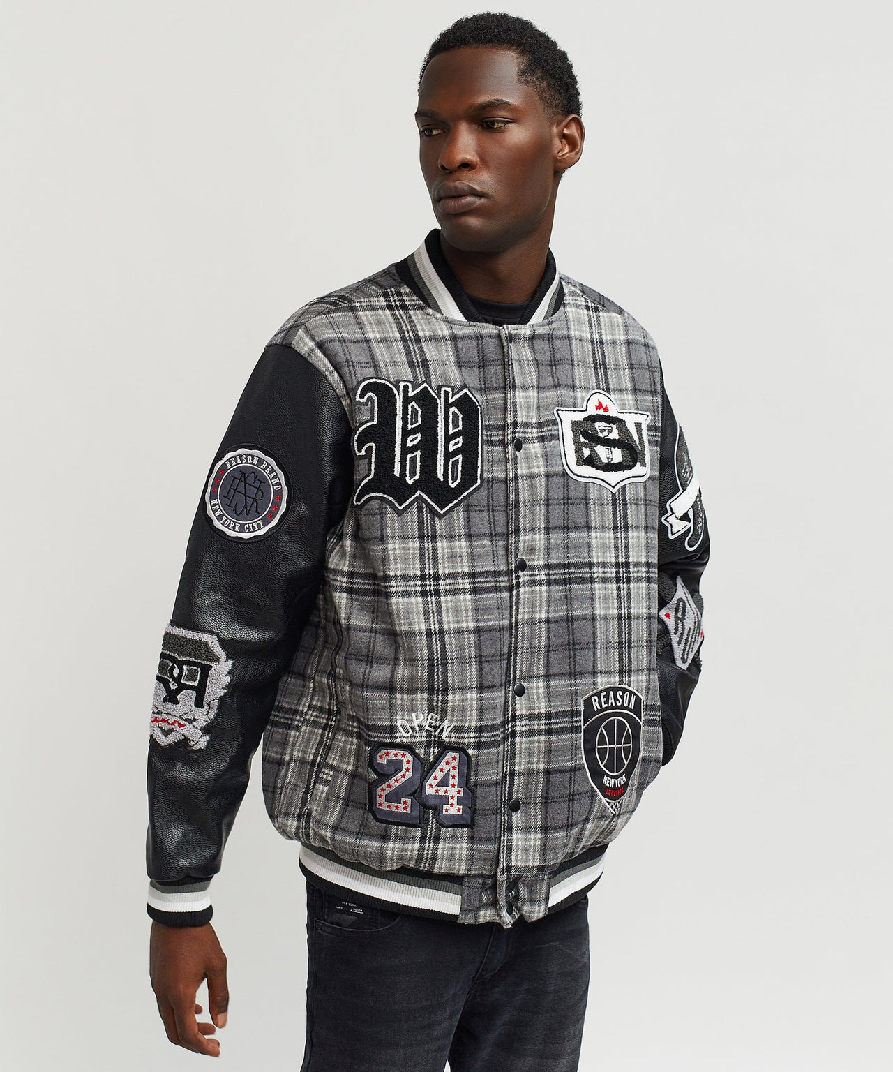 Tartan Varsity Jacket