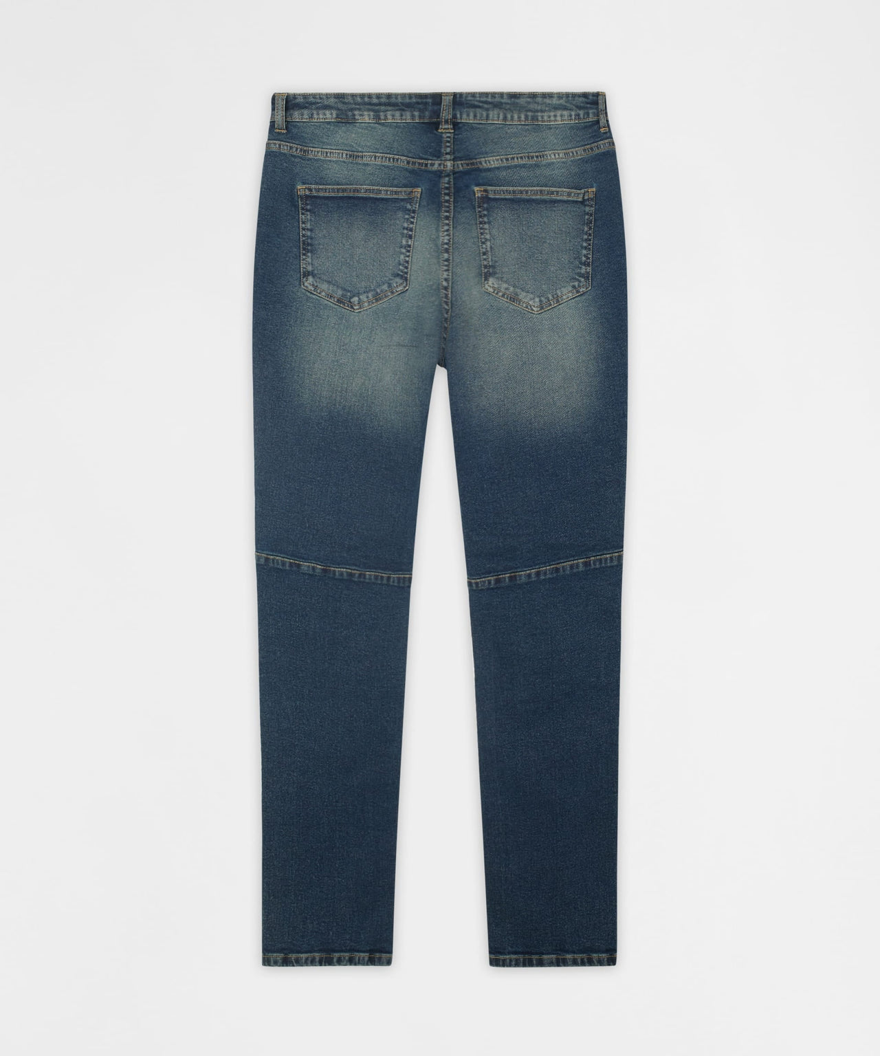 Moto Distressed Skinny Jeans