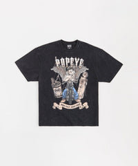 Thumbnail for Popeye T-Shirt - Washed Black