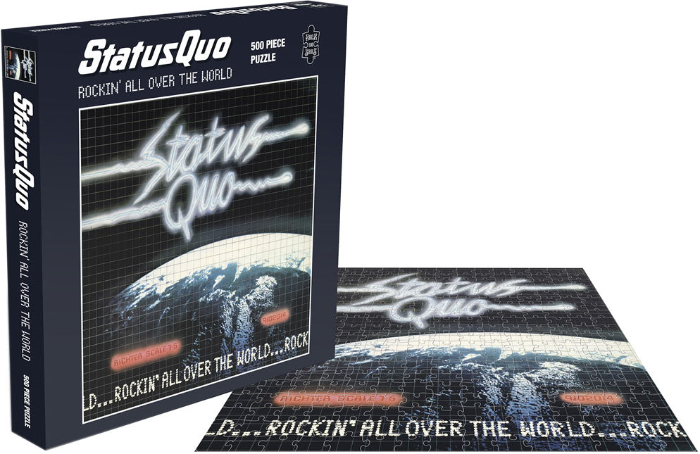 Status Quo Rockin' All Over The World (500 Piece Jigsaw Puzzle) – 3 PC PPK